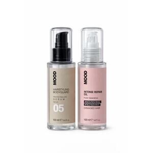 MOOD Hair Serum Duo Bodyguard Protect Glow 05 Intense Repair Oil 100ml Pack of 2